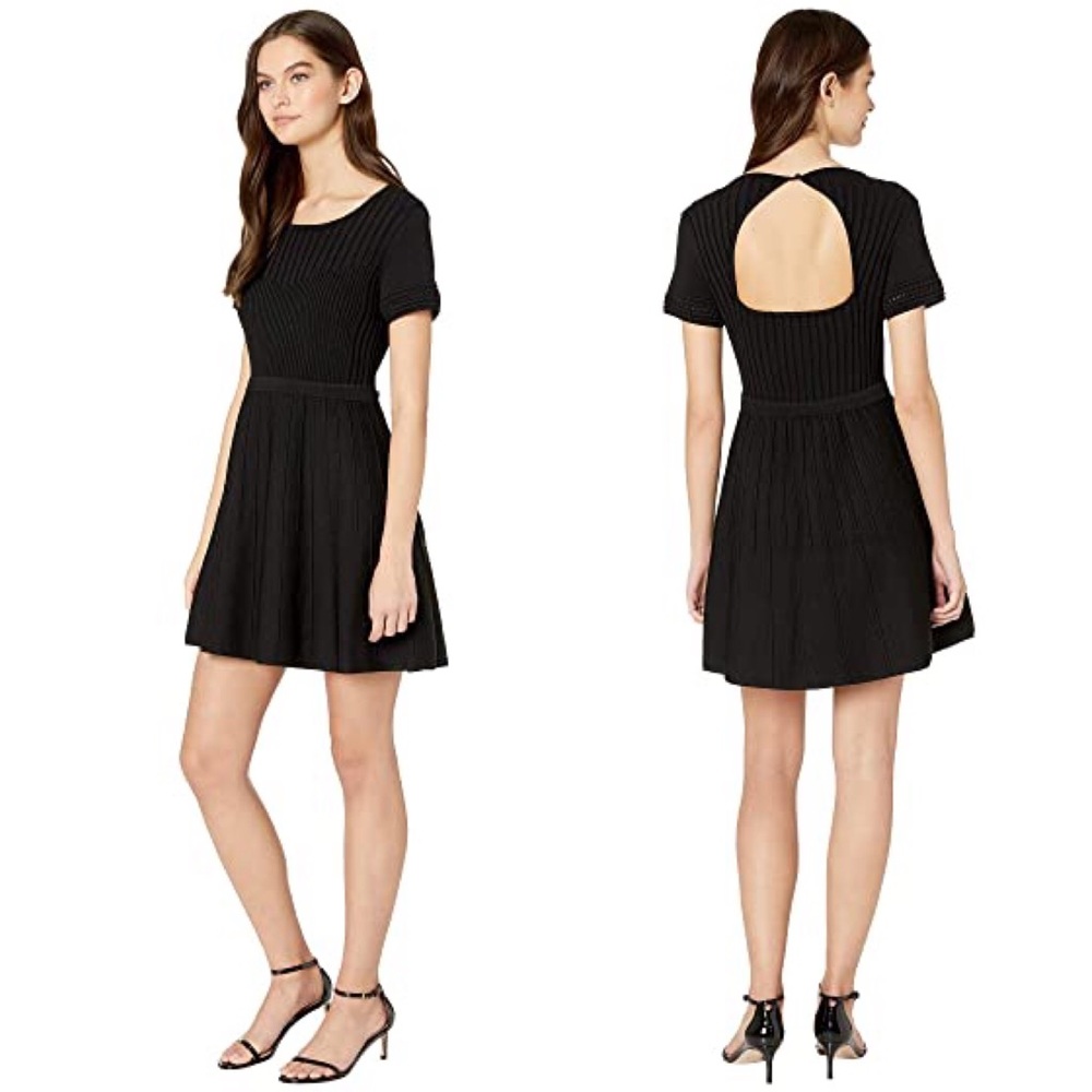 *NEW* Parker Ribbed Knit Fit and Flare Dress - S